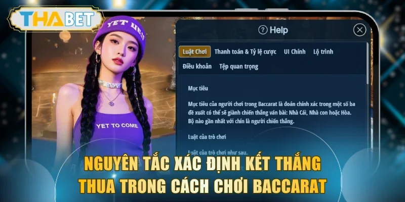 Nguyên tắc xác định kết thắng thua trong cách chơi Baccarat